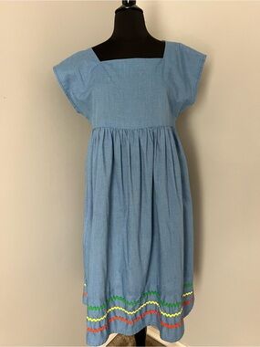 Vintage Chambray Tunic Dress